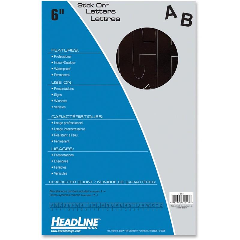 Image Geosign Vinyl Letters and Numbers