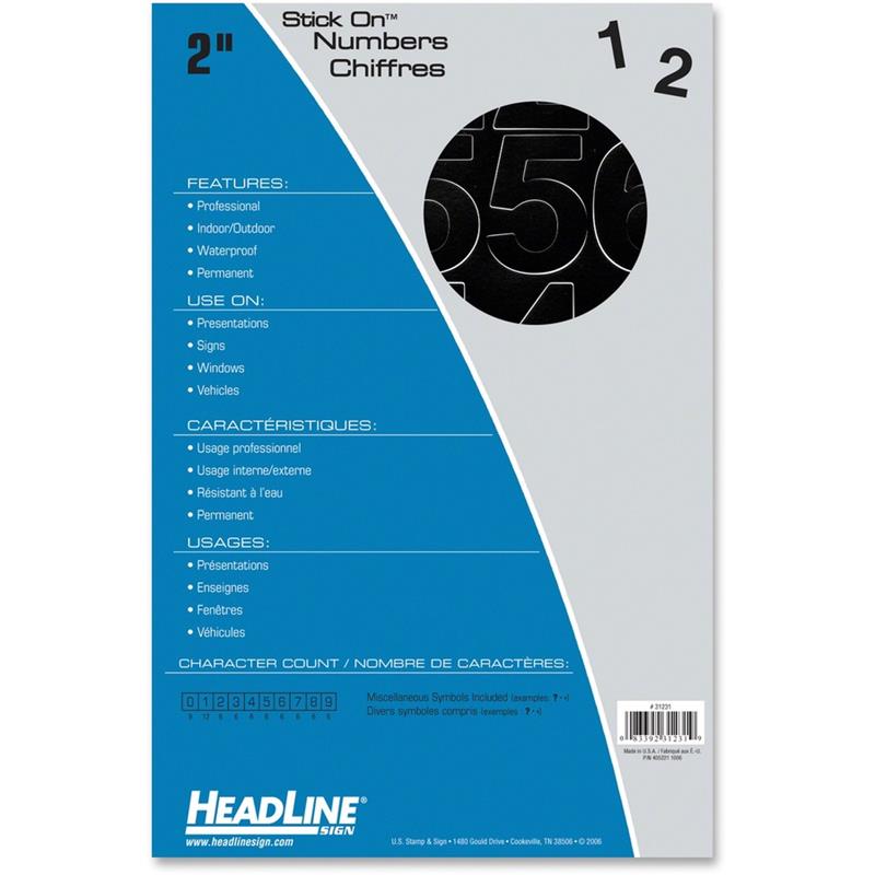 Image Geosign Vinyl Letters and Numbers