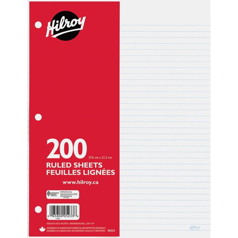 Image Loose Leaf Sheets